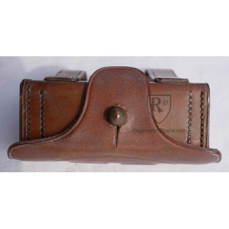 Colt 38 brown leather ammo pouche 1910 dated.