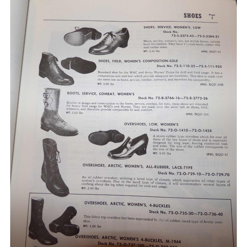 WAC M-1943 shoes.