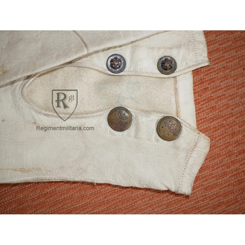 Gants blancs avec Crispin pour cérémonie Marine Nationale