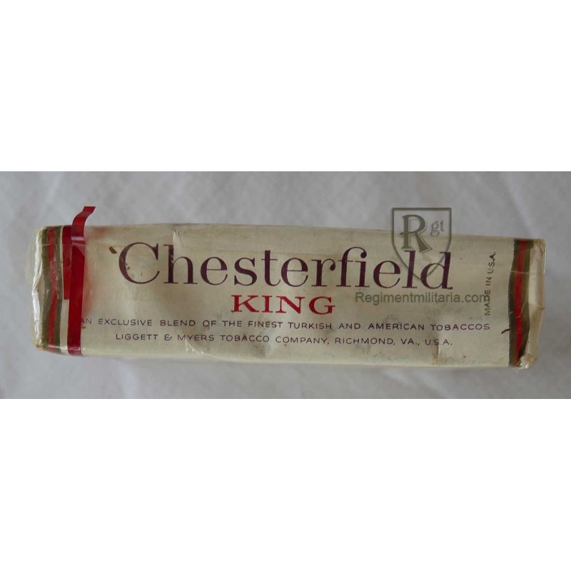 CHESTERFIELD cigarettes box