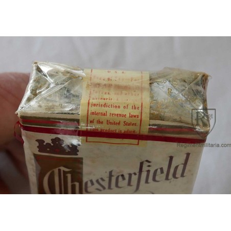 CHESTERFIELD cigarettes box