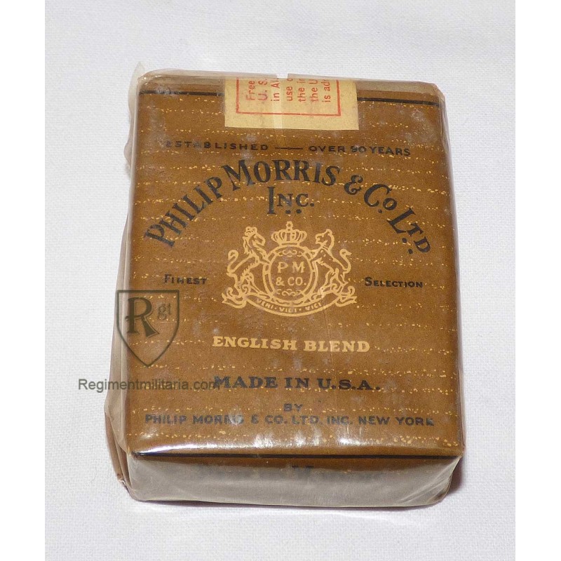 Philip Morris Genuine WWII US 20-cigarette pack,