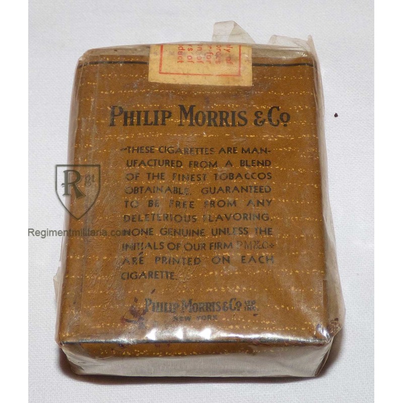 Philip Morris Genuine WWII US 20-cigarette pack,