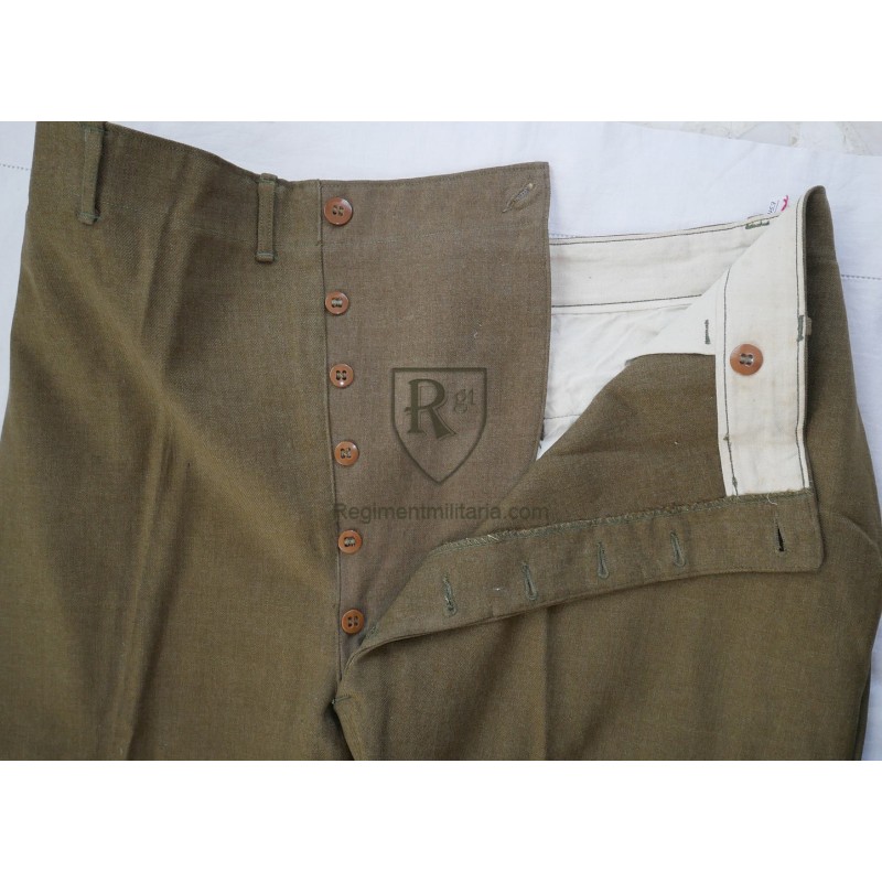 Pantalon moutarde avec rabat anti-gaz 44-33