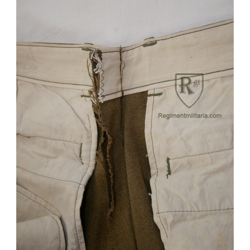 Pantalon moutarde avec rabat anti-gaz 44-33