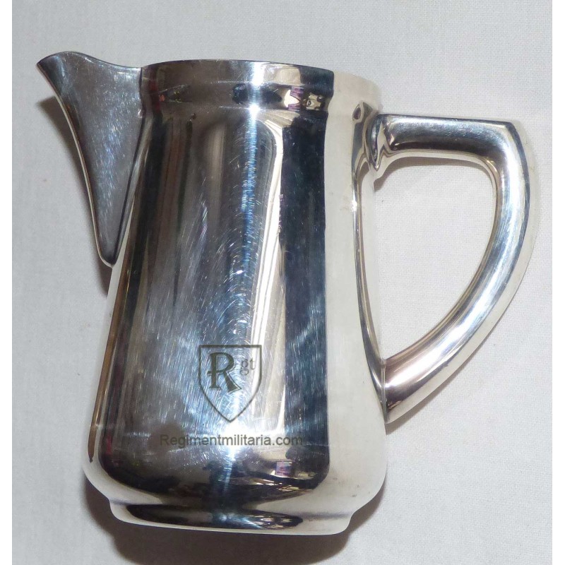 WW1 officer's silver plated milk pot.