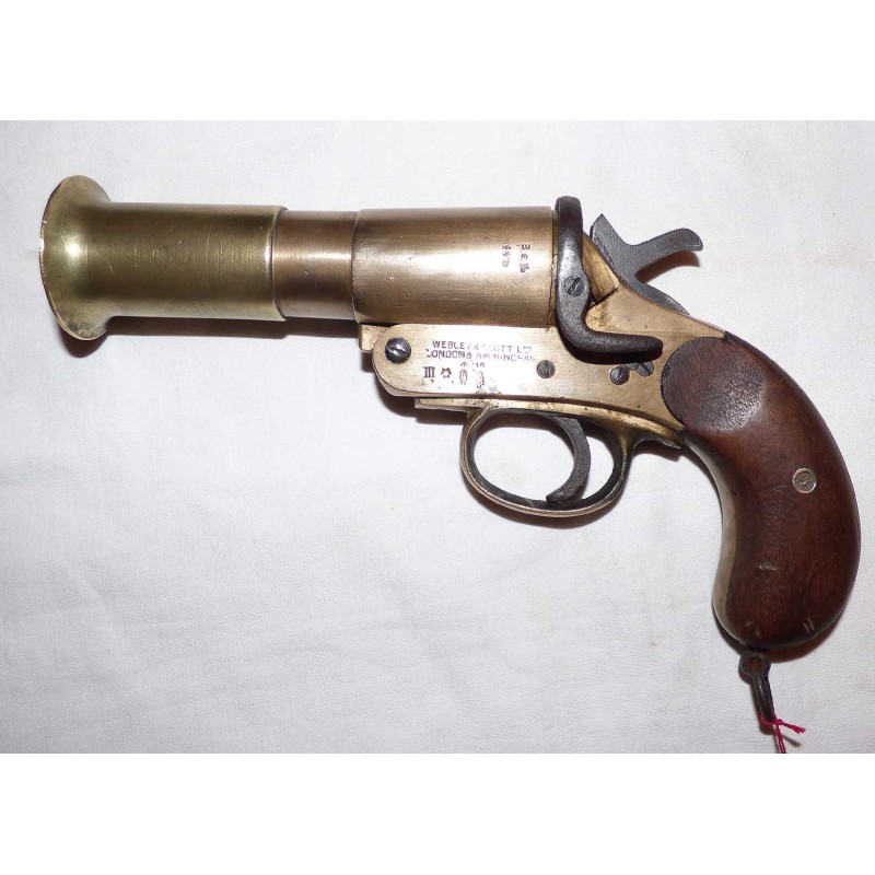 Pistolet lance fusées Webley-Scott