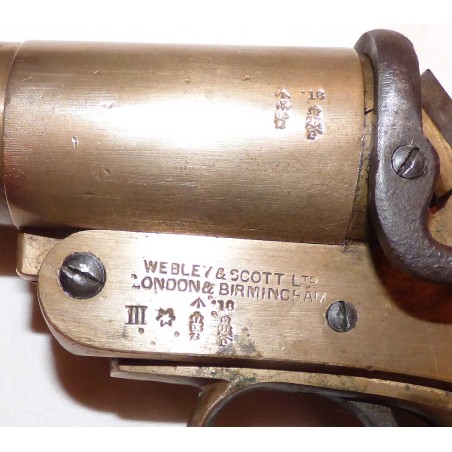 Pistolet lance fusées Webley-Scott