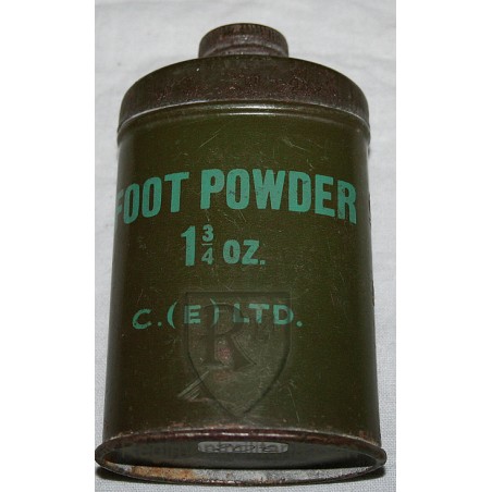 FOOT POWDER can.