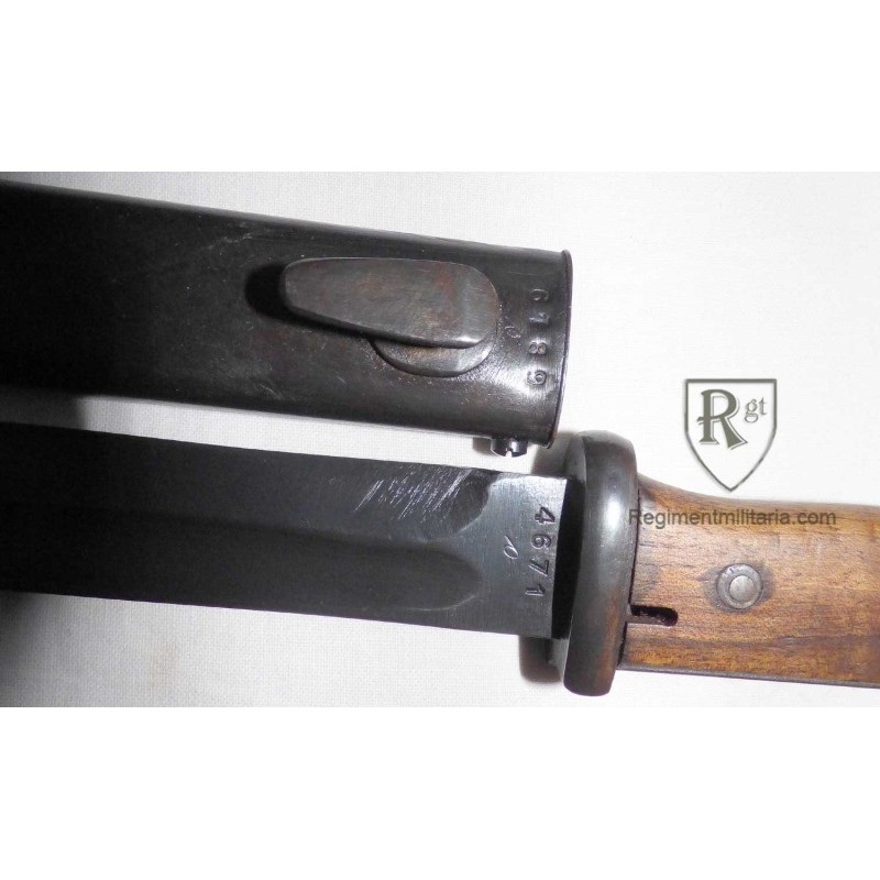 Riveted 98k bayonet.