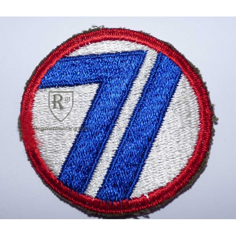 71ème Division d'Infanterie cut edge.