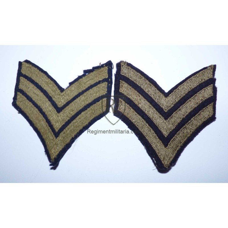 Sergeant sleeve rank badges.