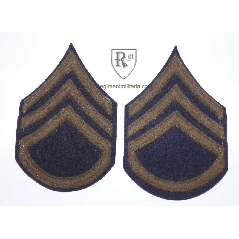 Staff Sergeant sleeve rank badges.