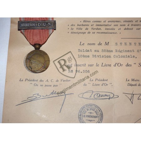 Rare VERDUN medal