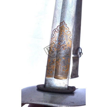 Engraved Cavalry officer's Italian Saber