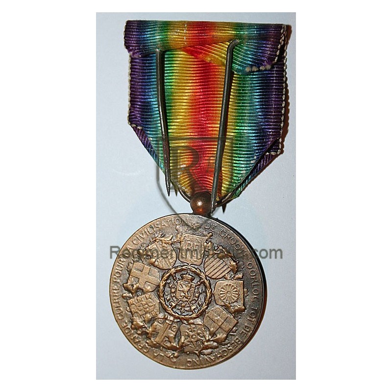 Médaille interalliés  modèle Belge.