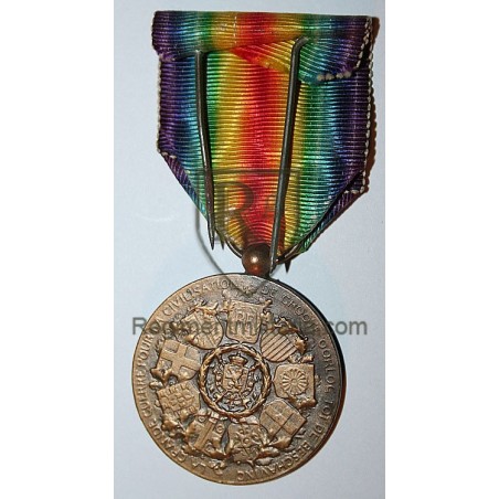 Médaille interalliés  modèle Belge.