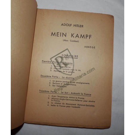 Rare édition abregée MEIN KAMPF