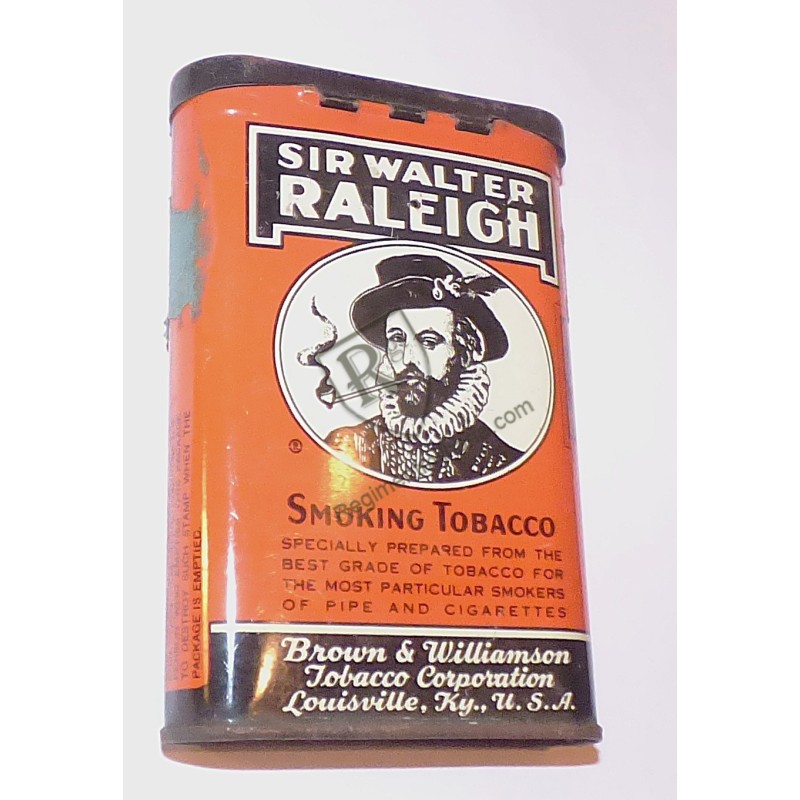 Sir Walter Raleigh tobacco box