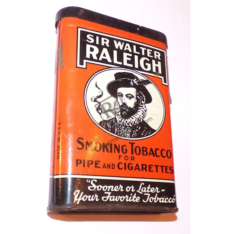 Sir Walter Raleigh tobacco box