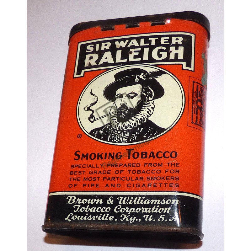 Boite Tabac Sir Walter Raleigh