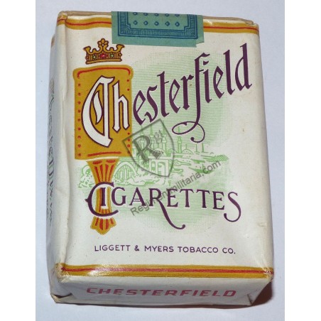 CHESTERFIELD cigarettes box