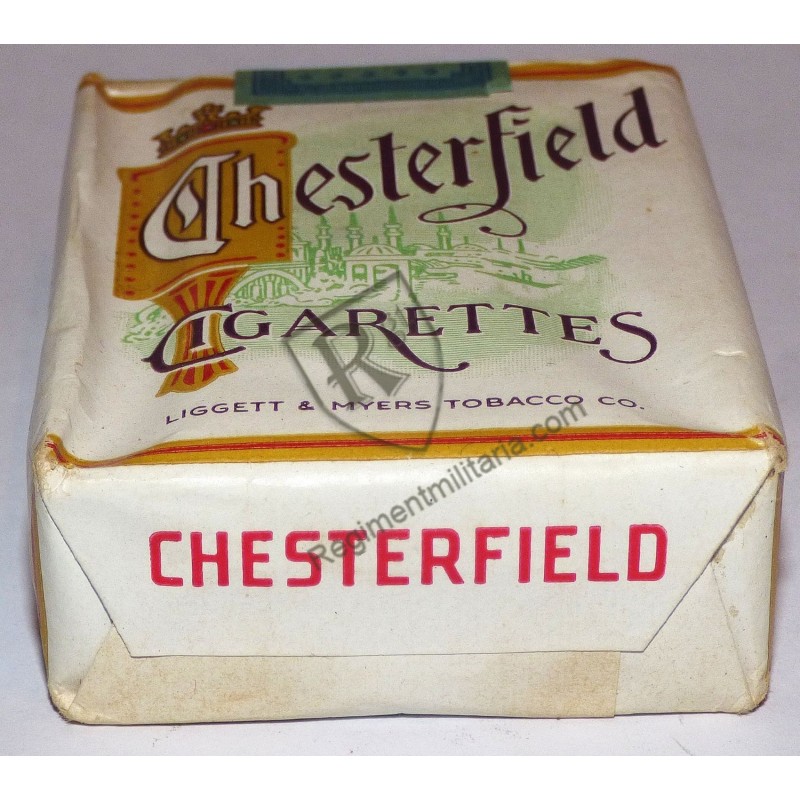 CHESTERFIELD cigarettes box