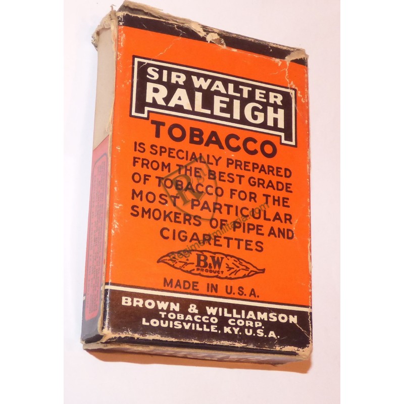 Boite tabac carton RALEIGH