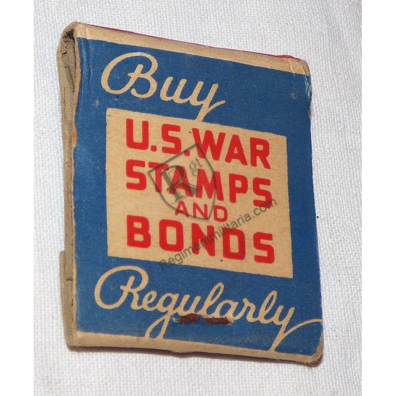 US WAR STAMP BONDS Matchbook