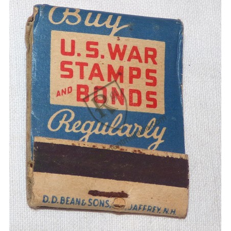 US WAR STAMP BONDS Matchbook