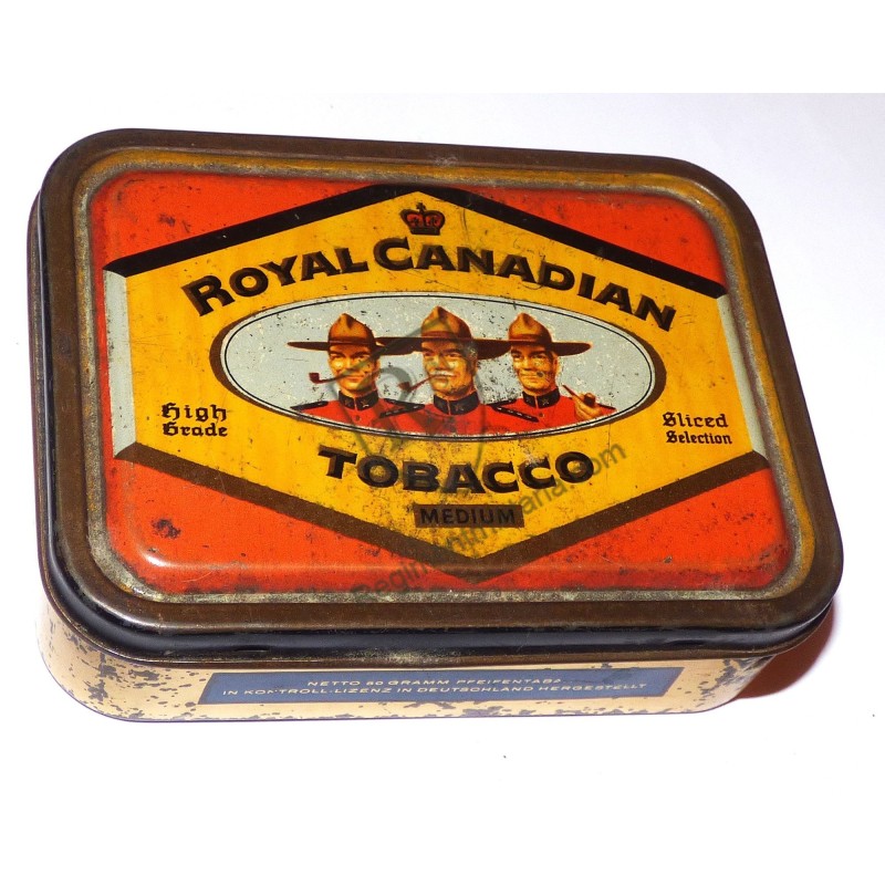 ROYAL CANADIAN TOBACCO tin box