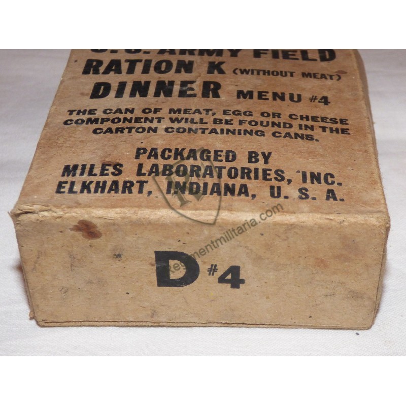 Field Ration K DINNER Menu 4