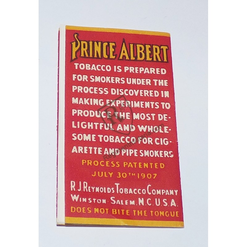 Cigarette Paper PRINCE ALBERT - US ARMY