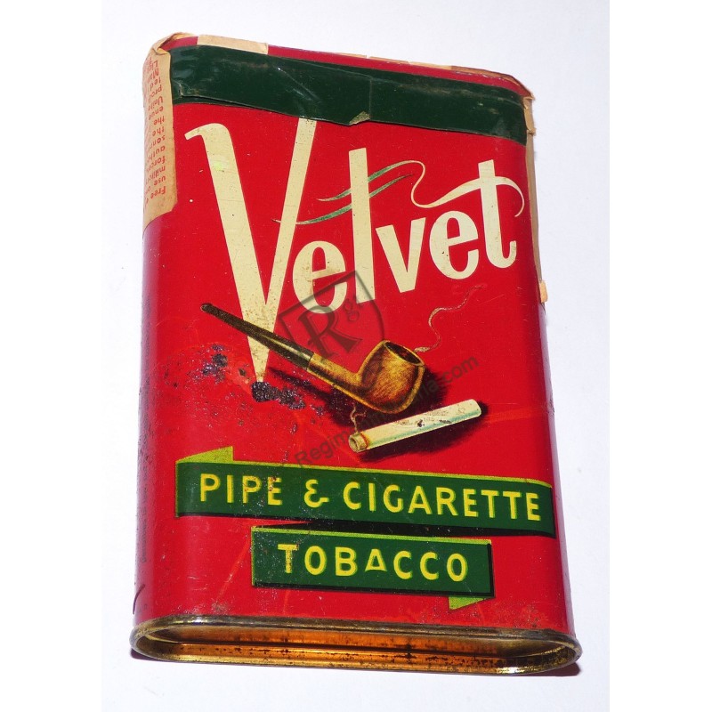 Complete VELVET tobacco metal box - US ARMY