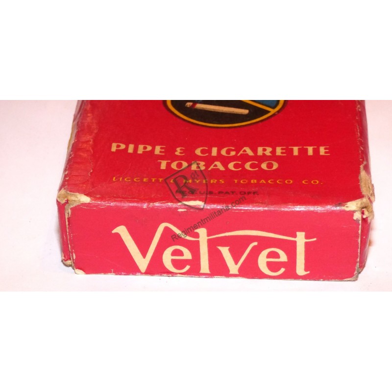 Cardboard tobacco box VELVET  - US ARMY