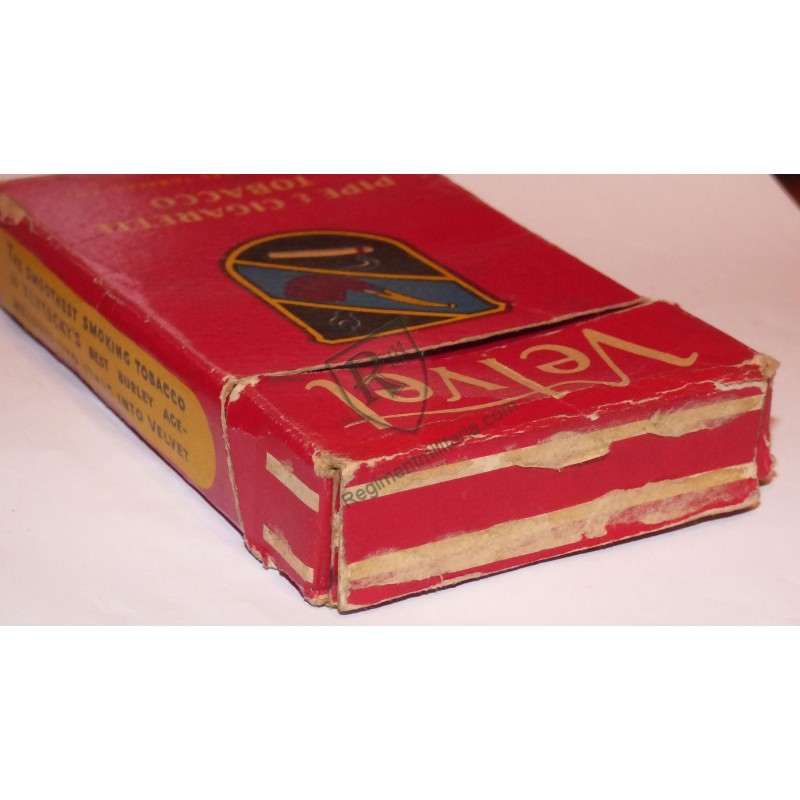 Cardboard tobacco box VELVET  - US ARMY