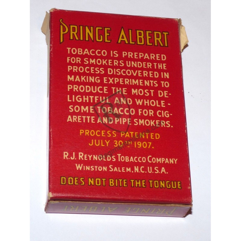 Cardboard tobacco box PRINCE ALBERT  - US ARMY