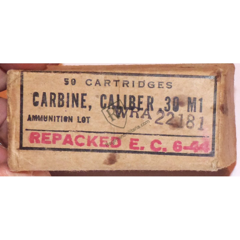 Boite cartouches 30M1 datée 1944