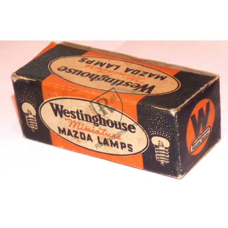 Rare box of 10 bulbs TL122 lamps 1943