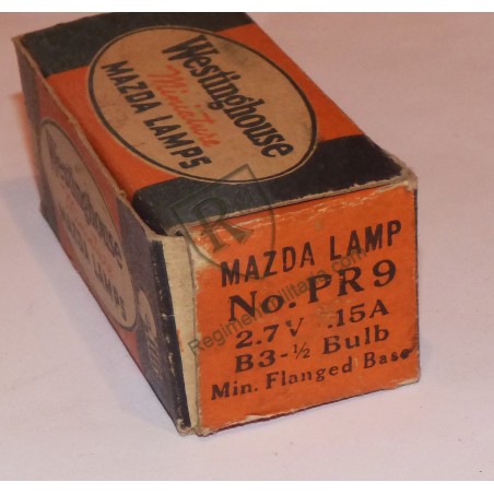 Rare box of 10 bulbs TL122 lamps 1943