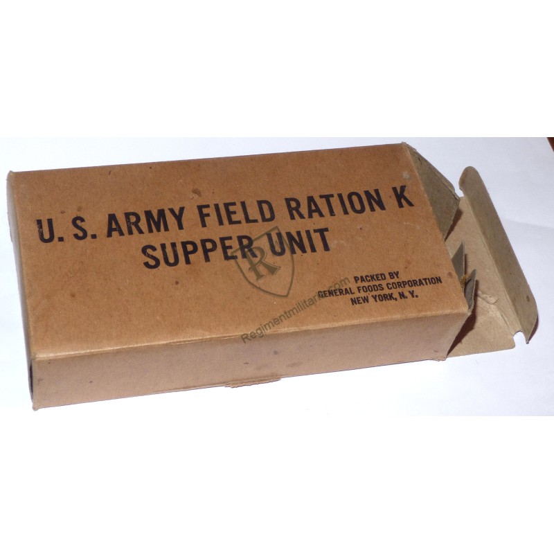 K Ration  SUPPER UNIT - US ARMY