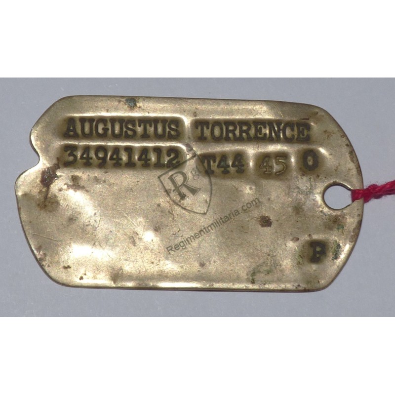 Dog Tag  US ARMY