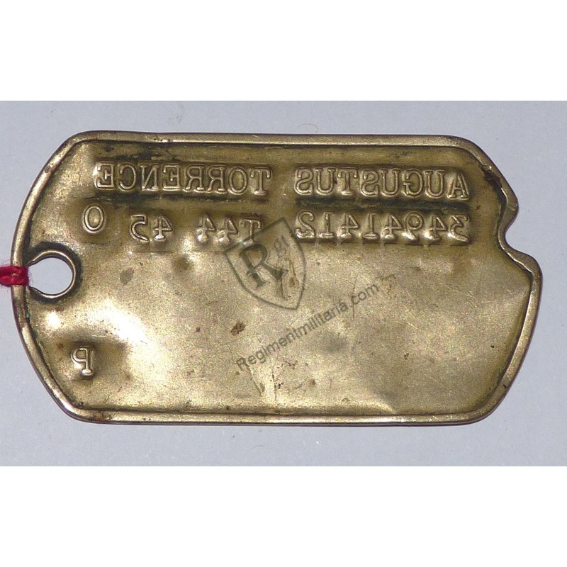 Dog Tag  US ARMY