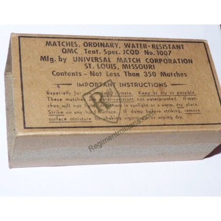 Big US ARMY matches box