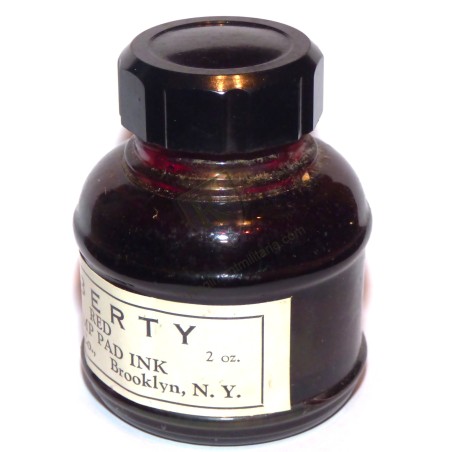 Red Ink bottle - US ARMY