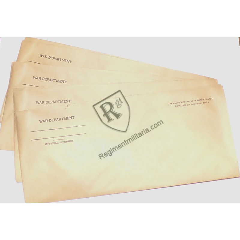 Enveloppe War Department - US ARMY Enveloppe War Department - US ARMY