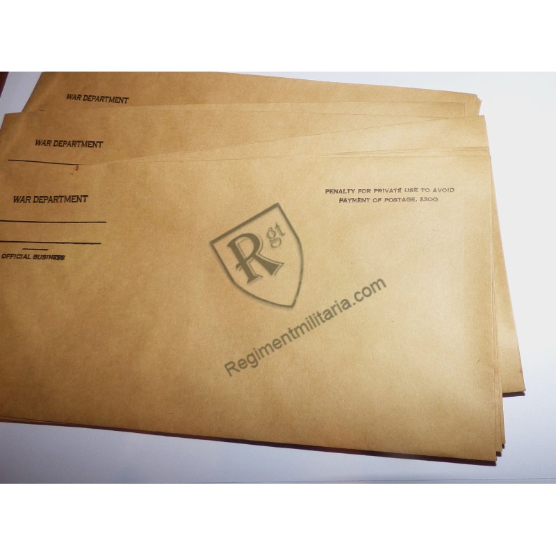 Enveloppe War Department - US ARMY