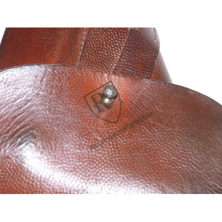 Holster GP35 cuir fauve grenelé 1943