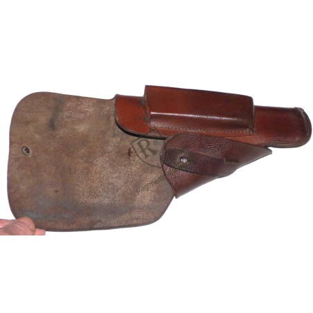 Holster GP35 cuir fauve grenelé 1943