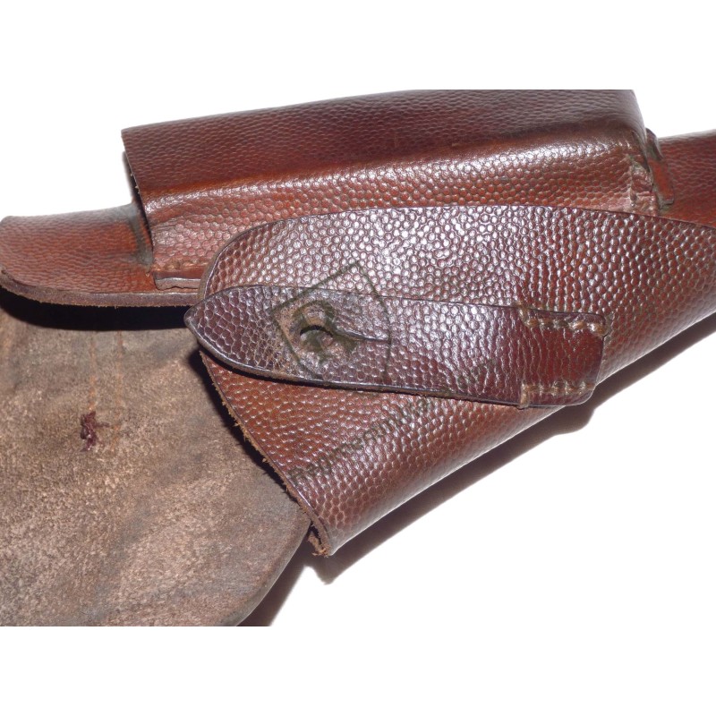 Holster GP35 cuir fauve grenelé 1943